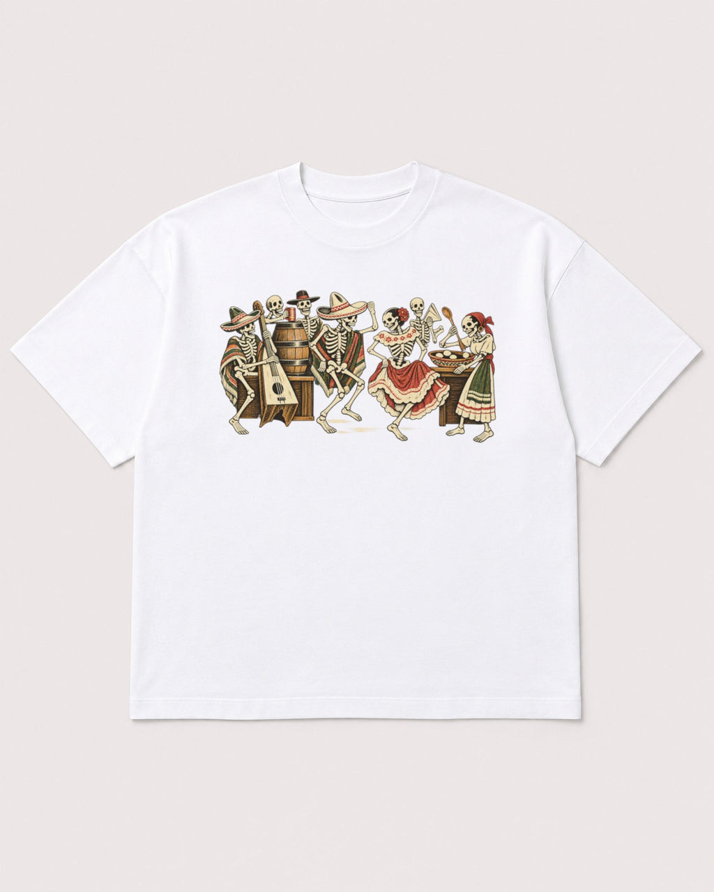 Mockup Boxy Heavyweight Tee White product