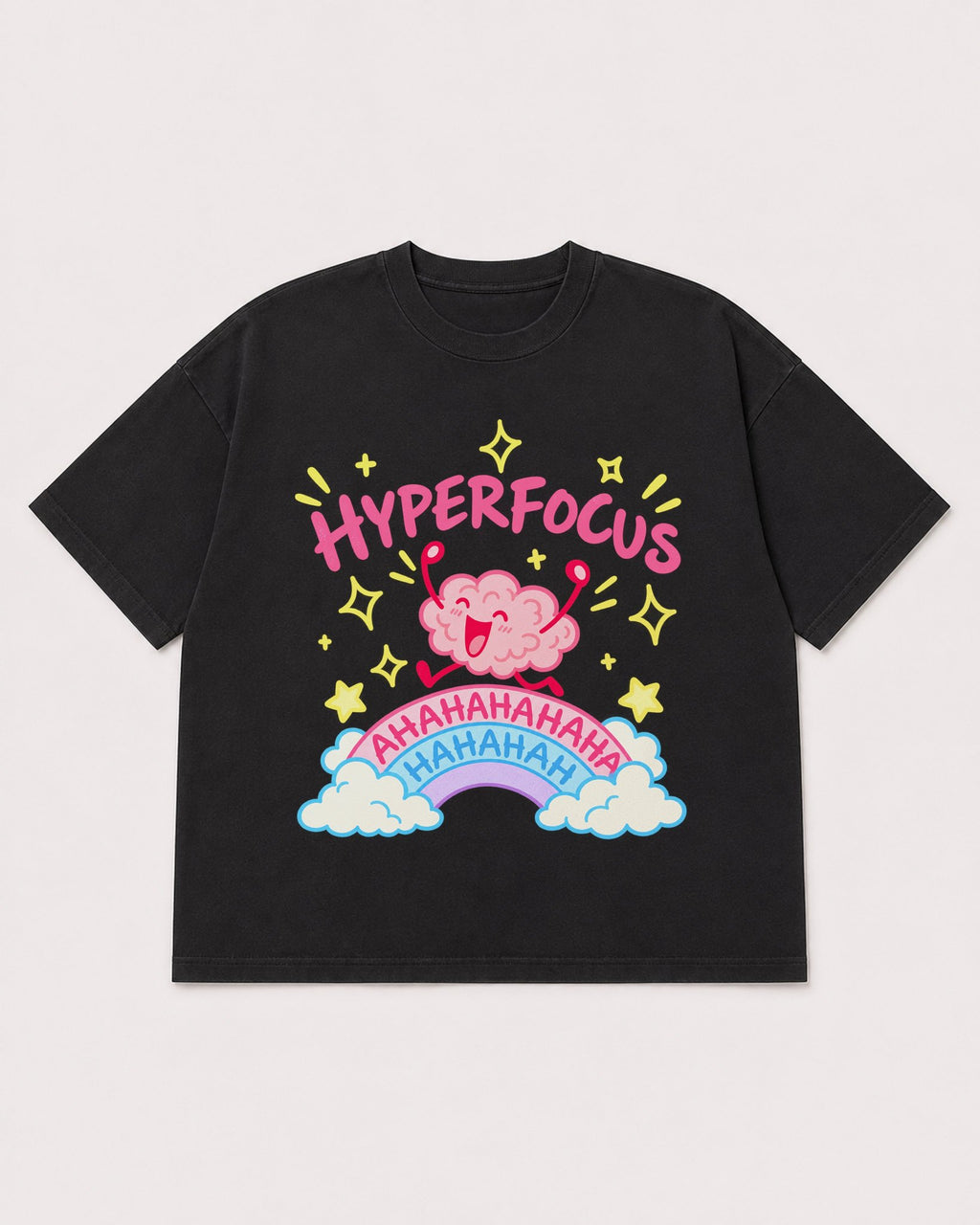 Mockup Boxy Heavyweight Tee Black product