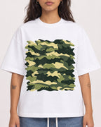 Mockup Boxy Heavyweight Tee White female close-up 06
