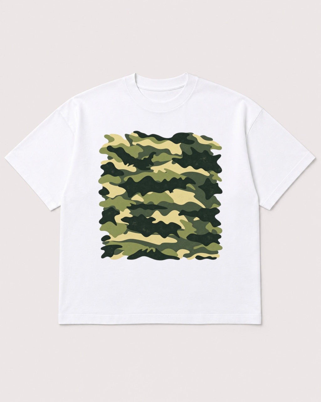 Mockup Boxy Heavyweight Tee White product