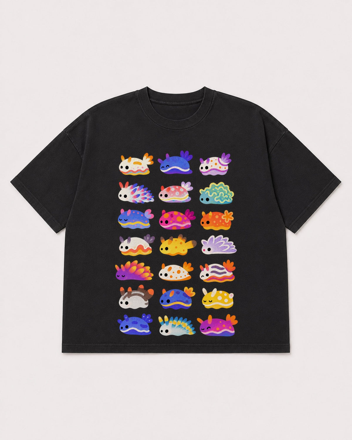 Mockup Boxy Heavyweight Tee Black product