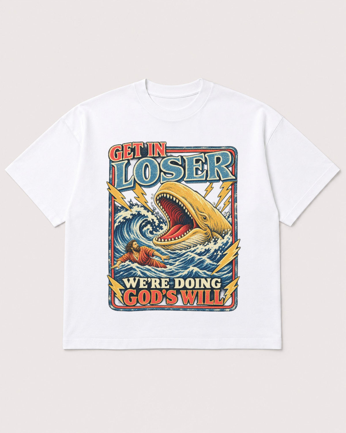 Mockup Boxy Heavyweight Tee White product