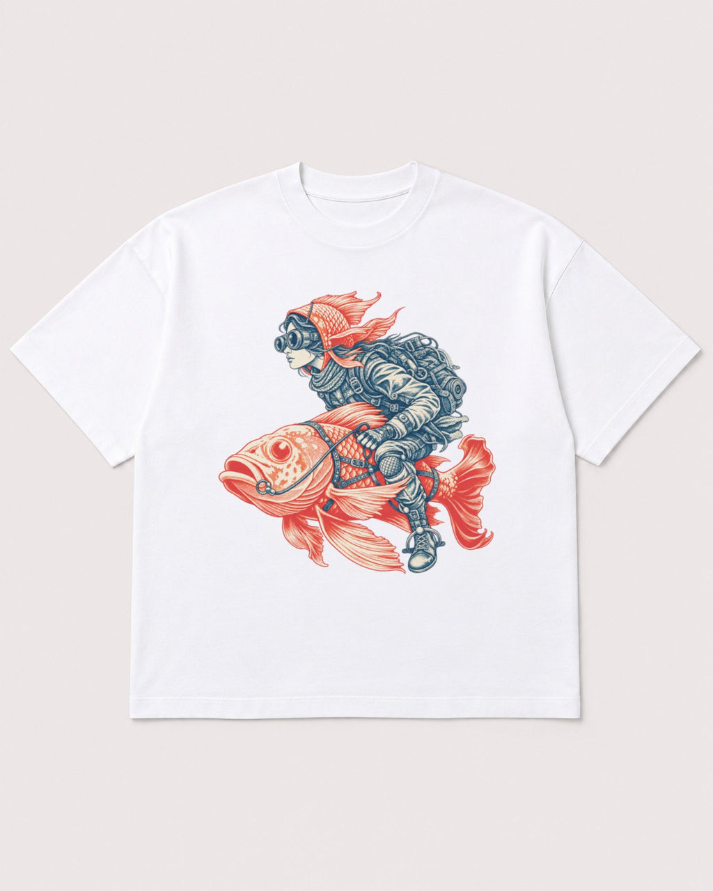 Mockup Boxy Heavyweight Tee White product