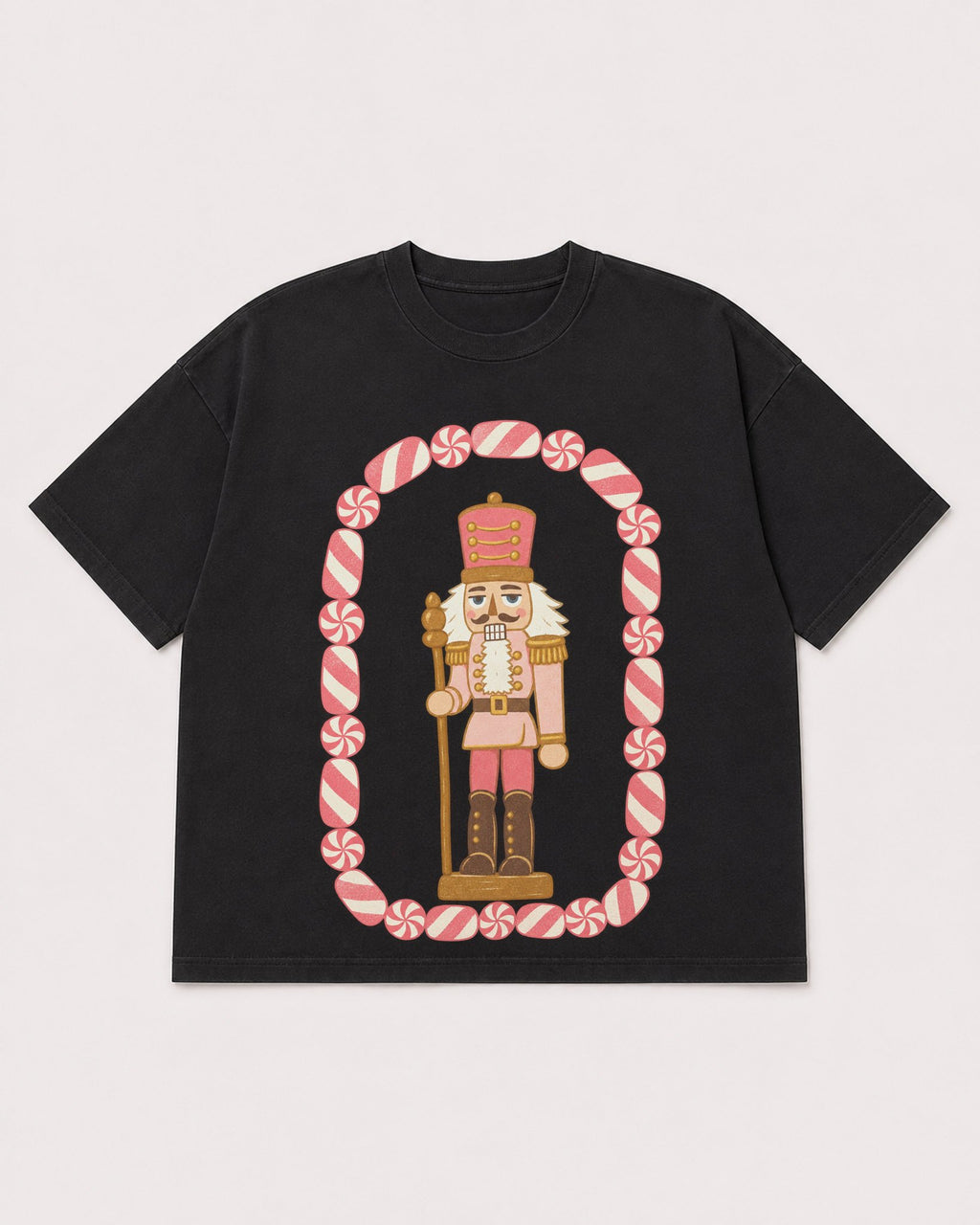 Mockup Boxy Heavyweight Tee Black product