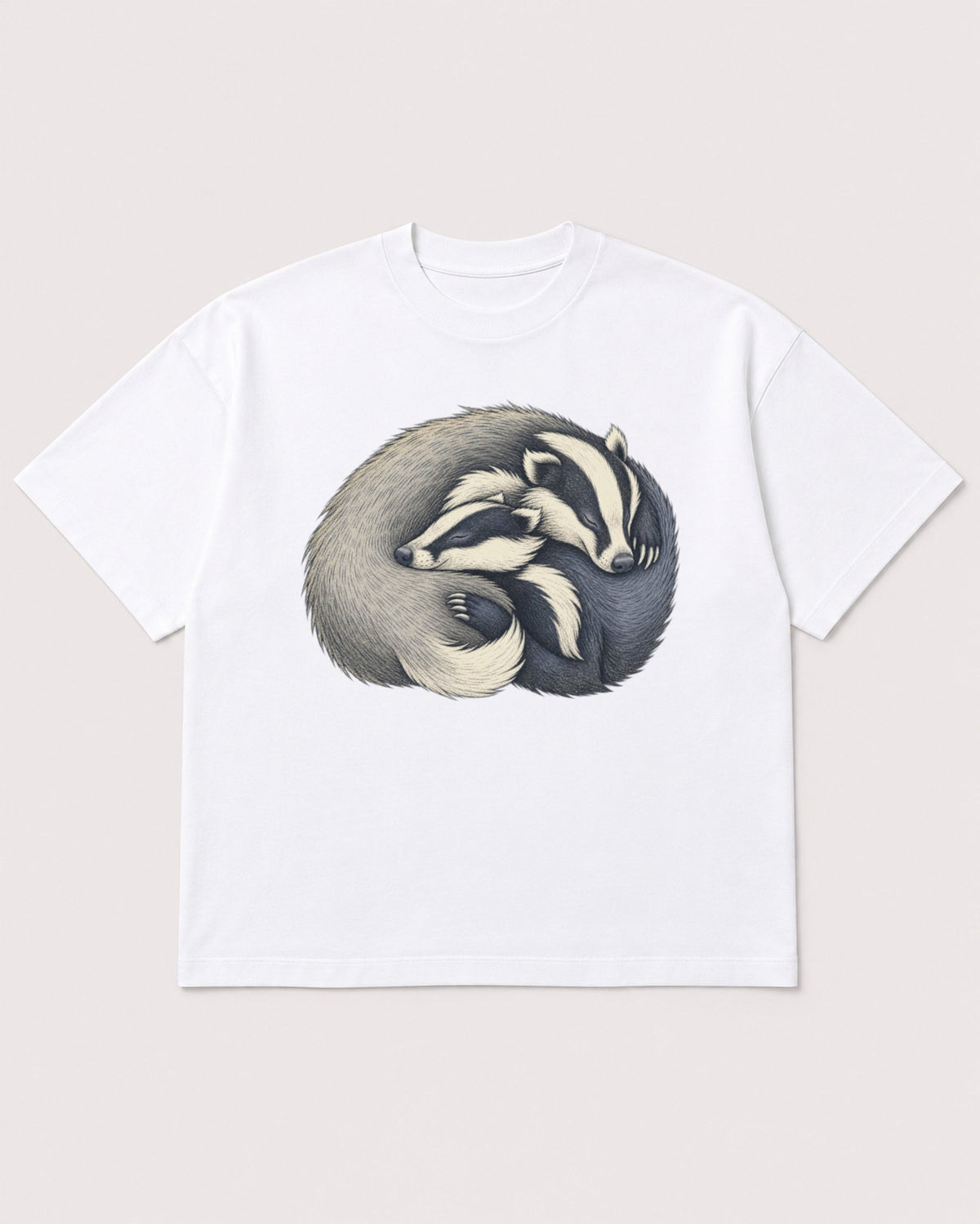 Mockup Boxy Heavyweight Tee White product