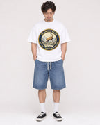Mockup Boxy Heavyweight Tee White male full-body 03