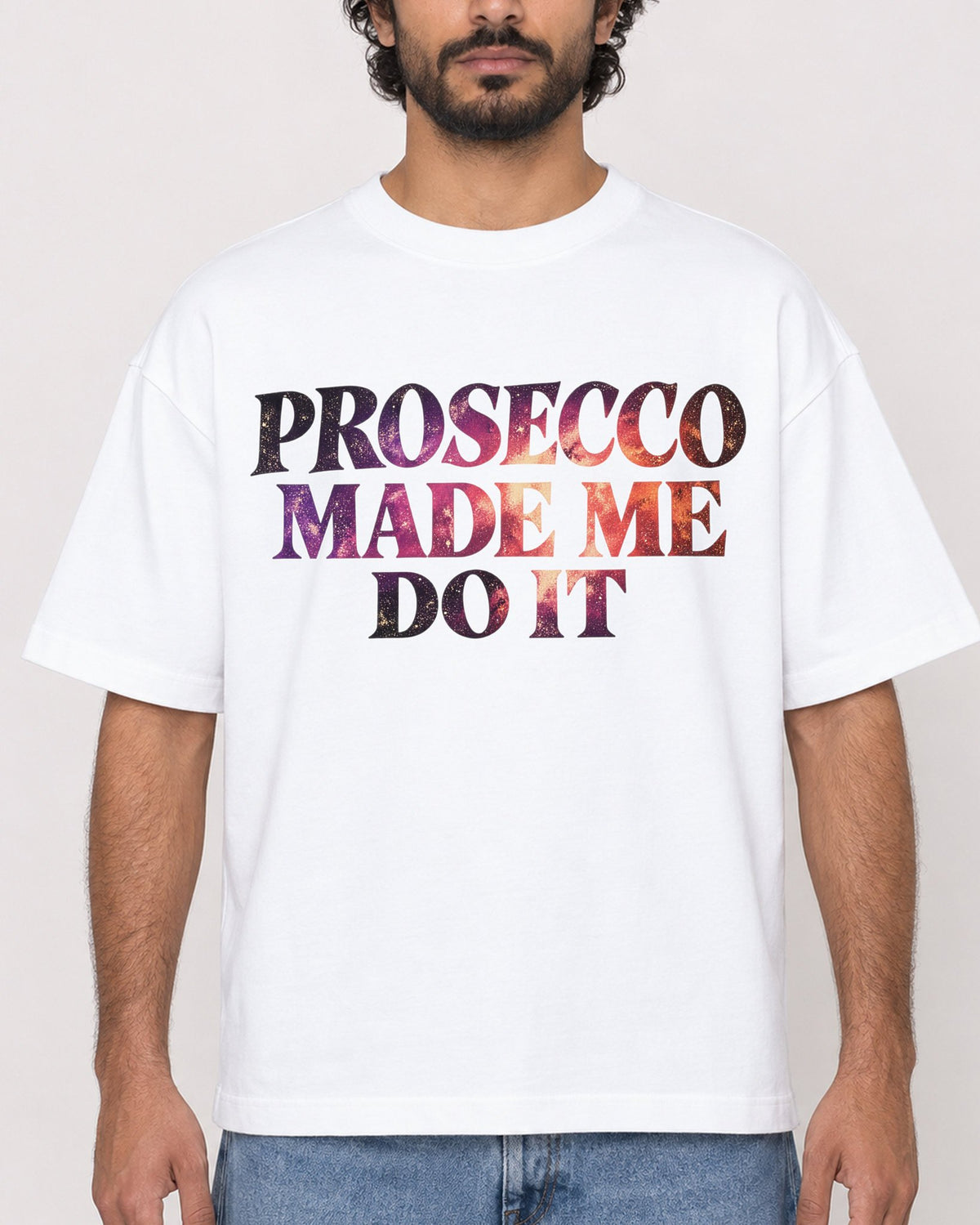 Mockup Boxy Heavyweight Tee White male close-up 17