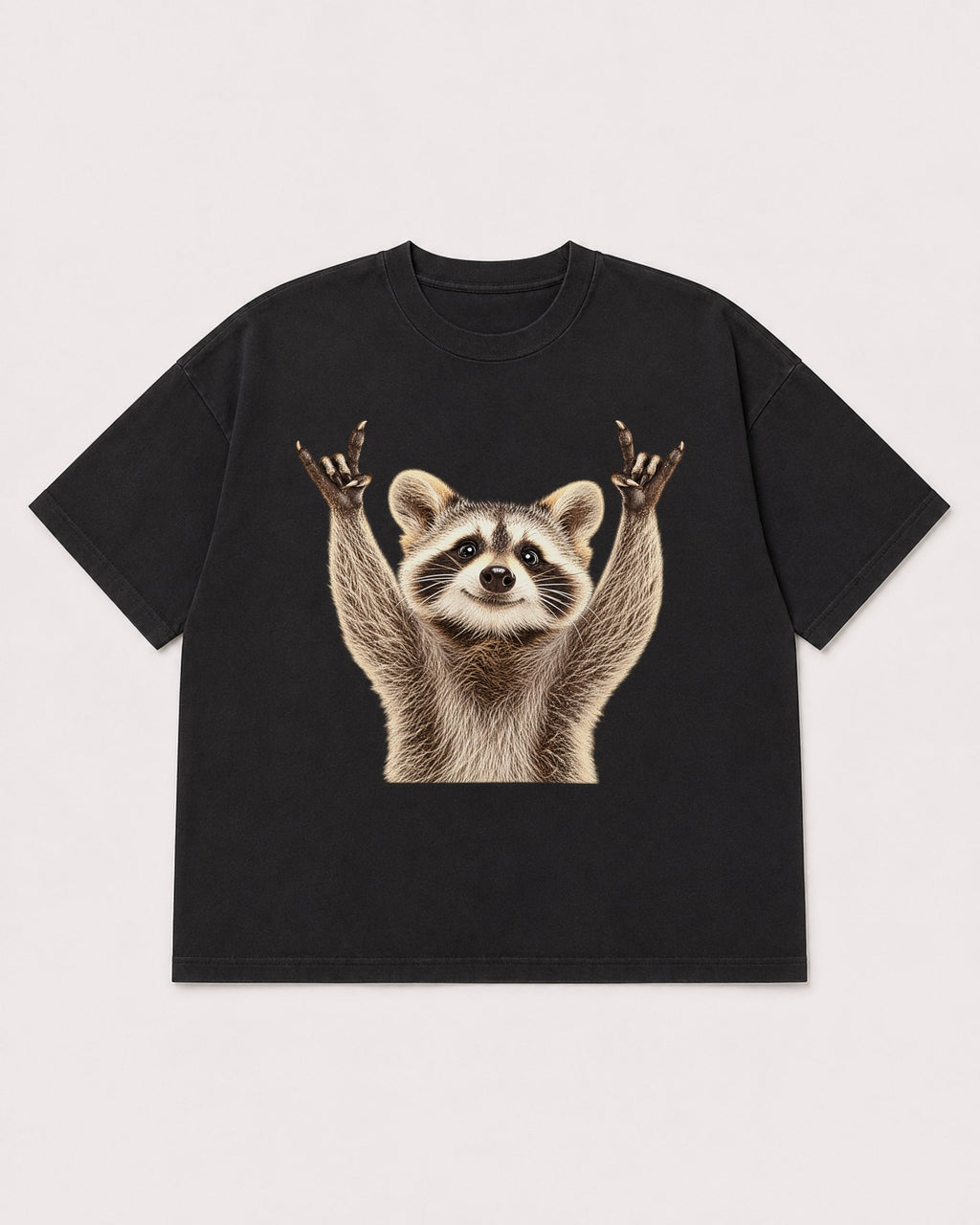 Mockup Boxy Heavyweight Tee Black product