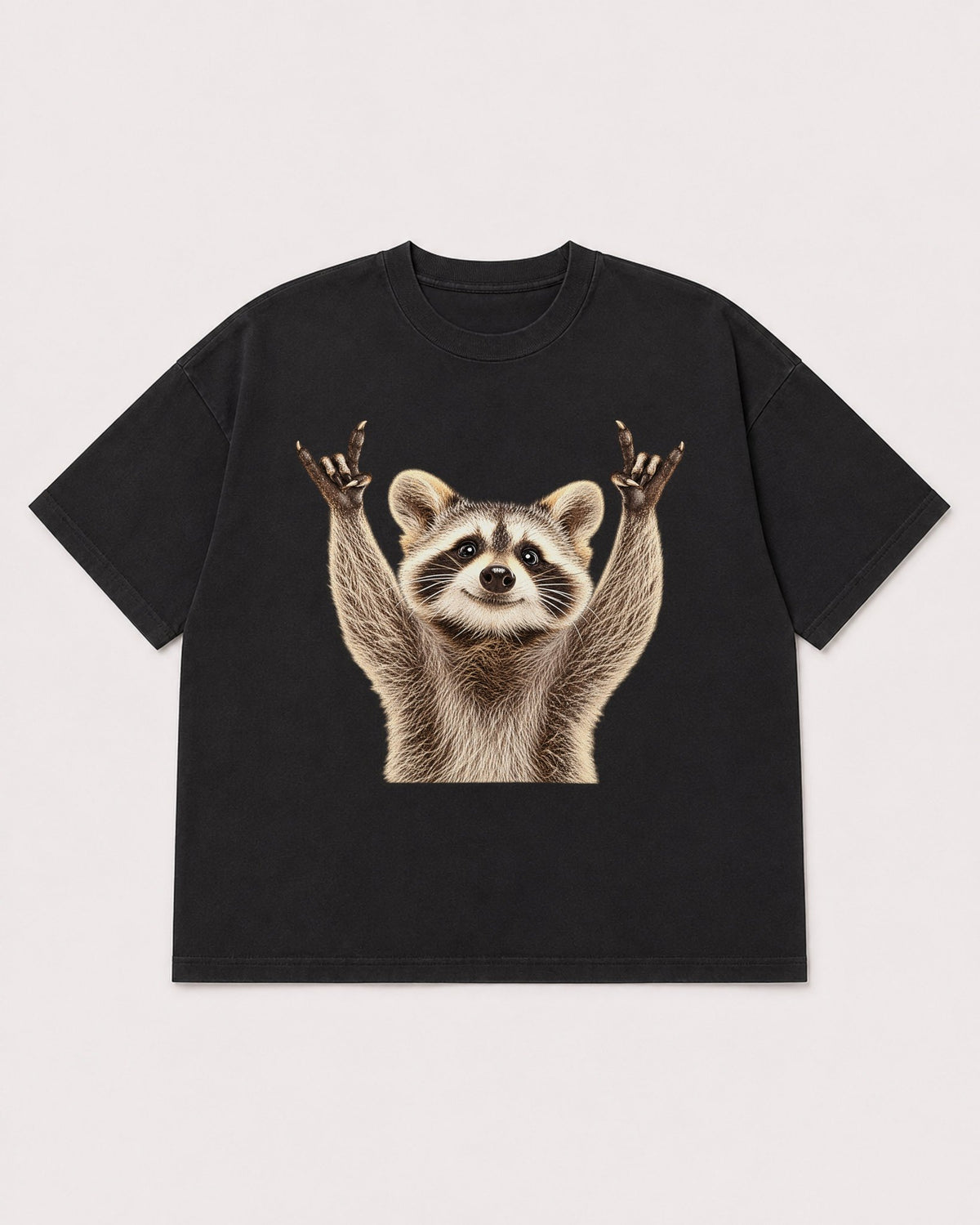 Mockup Boxy Heavyweight Tee Black product