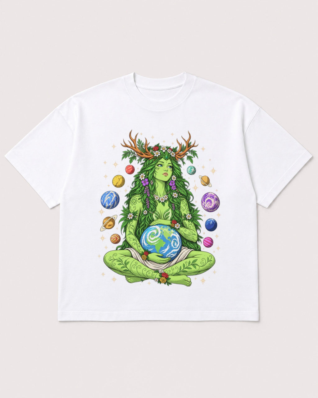 Mockup Boxy Heavyweight Tee White product