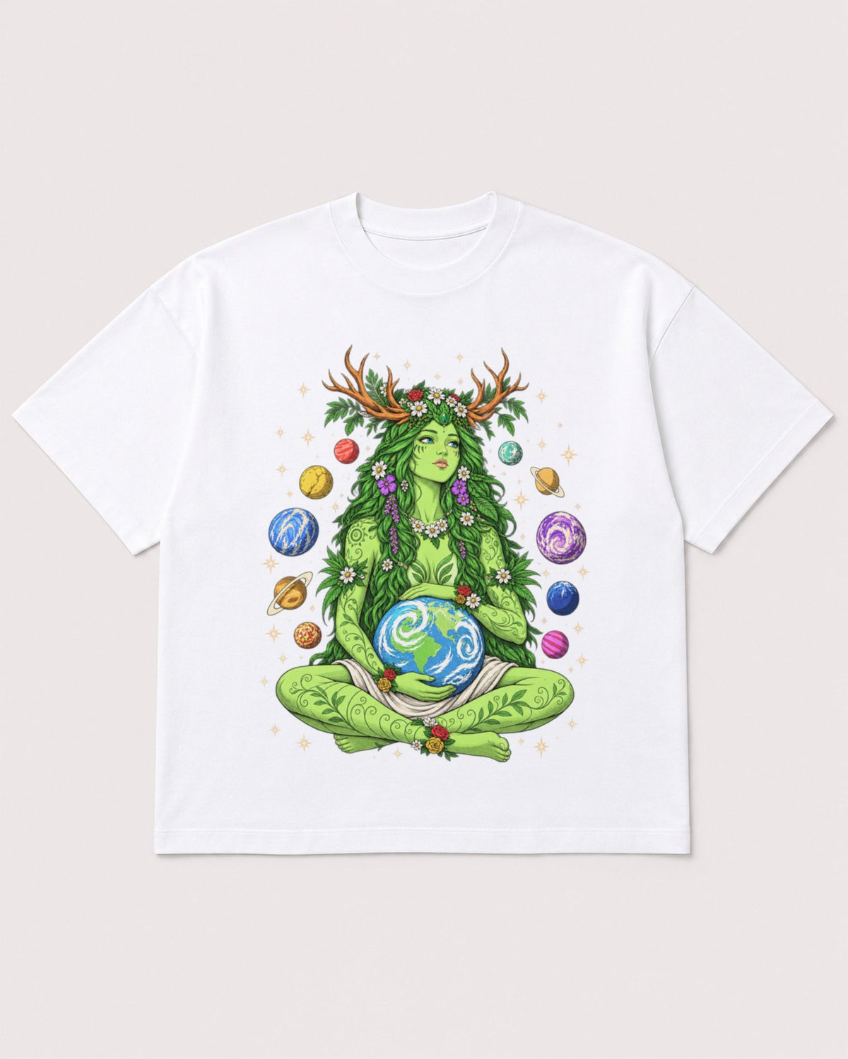 Mockup Boxy Heavyweight Tee White product