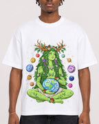 Mockup Boxy Heavyweight Tee White male close-up 05