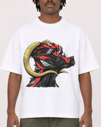 Mockup Boxy Heavyweight Tee White male close-up 04