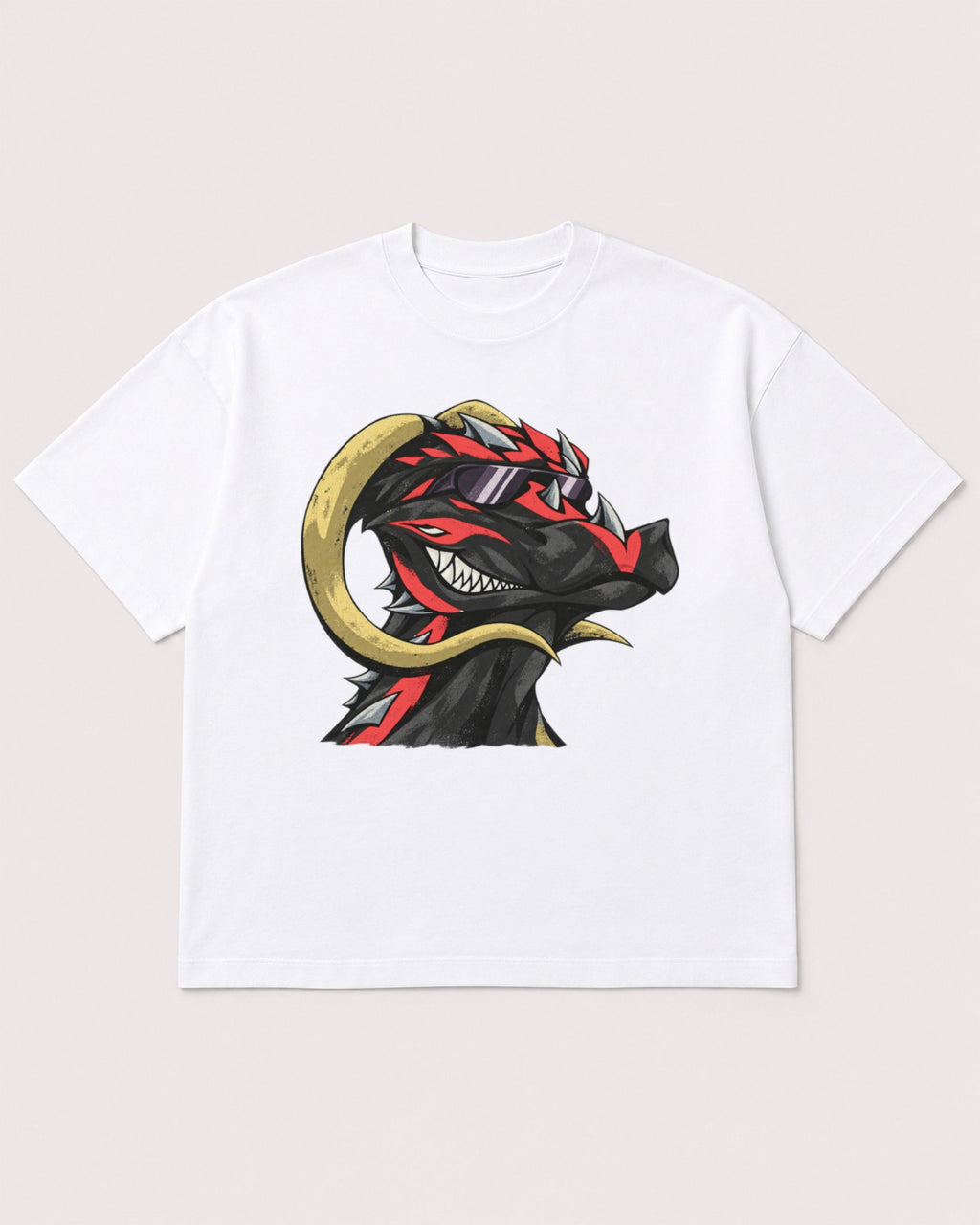 Mockup Boxy Heavyweight Tee White product