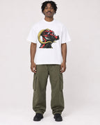 Mockup Boxy Heavyweight Tee White male full-body 04