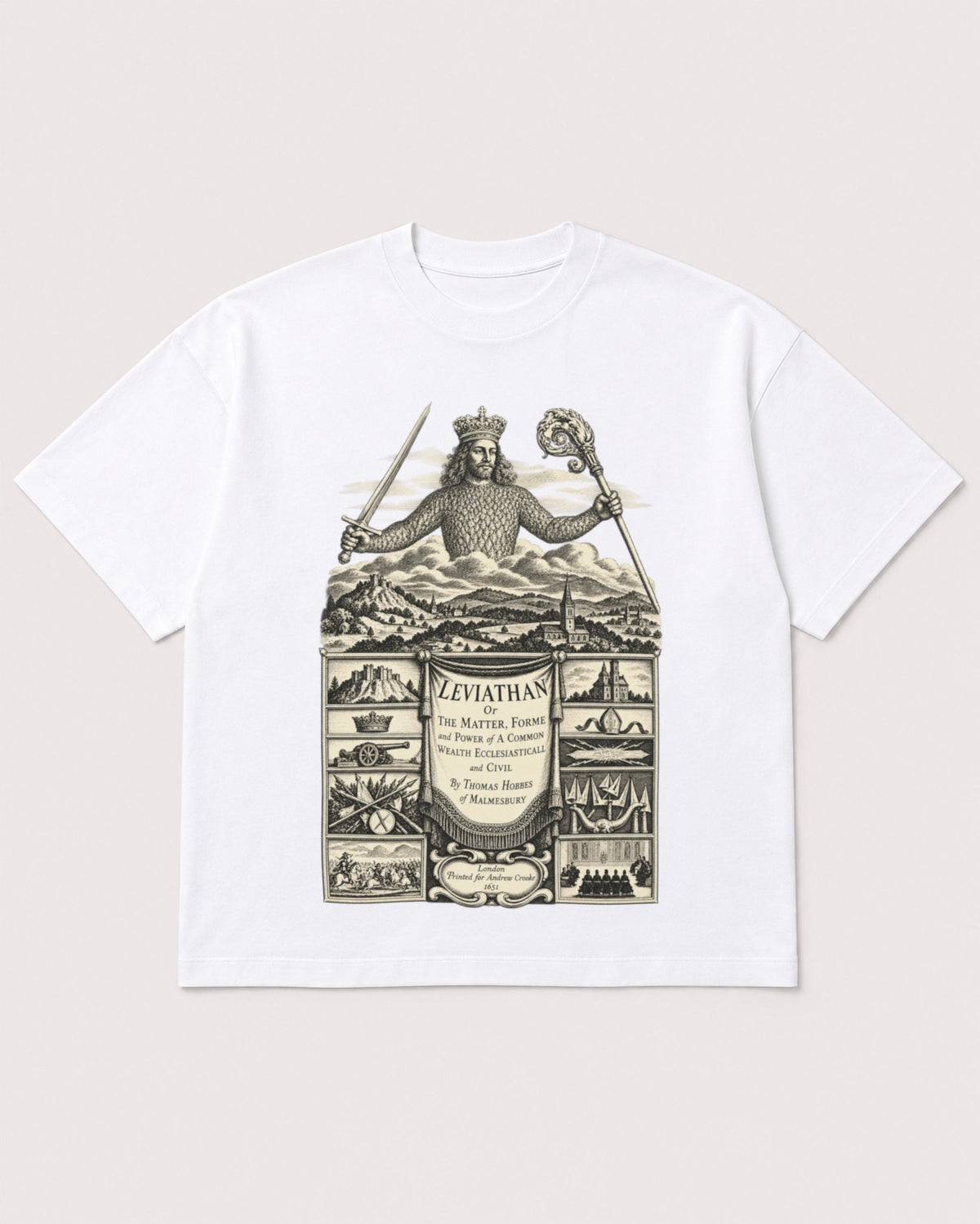 Mockup Boxy Heavyweight Tee White product