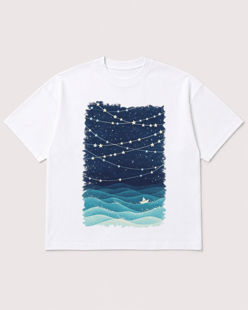Mockup Boxy Heavyweight Tee White product
