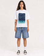 Mockup Boxy Heavyweight Tee White female full-body 06