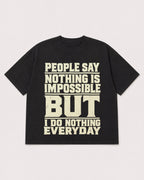 Mockup Boxy Heavyweight Tee Black product