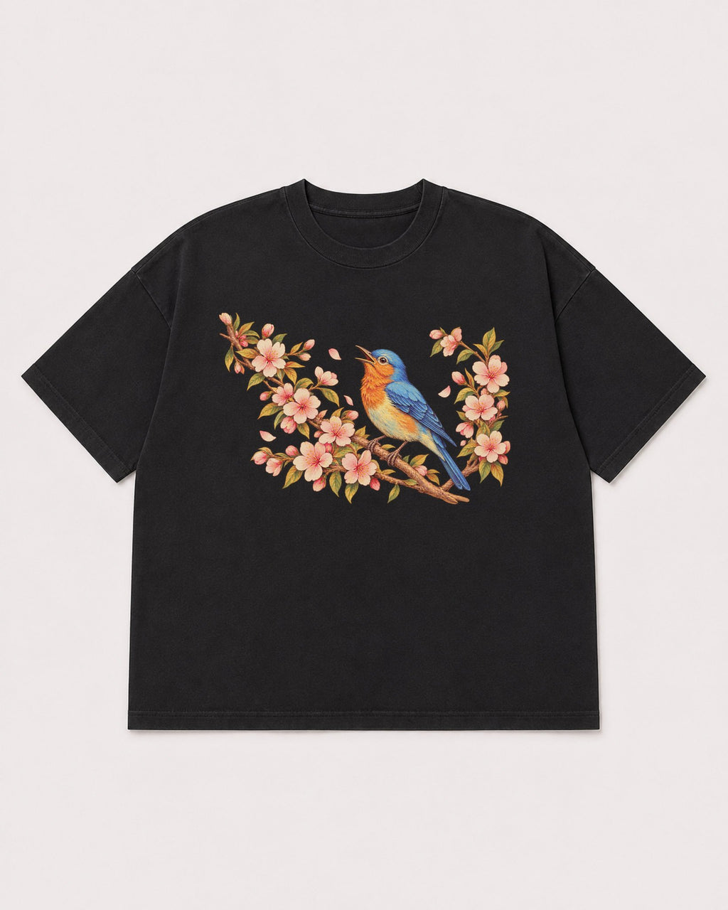 Mockup Boxy Heavyweight Tee Black product