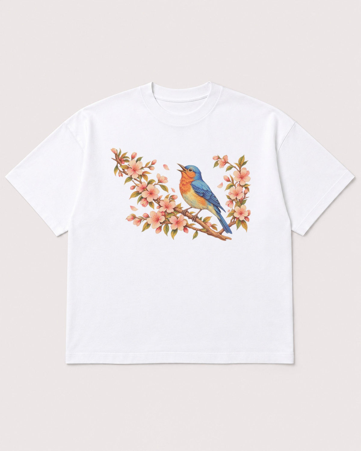 Mockup Boxy Heavyweight Tee White product