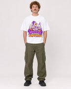 Mockup Boxy Heavyweight Tee White male full-body 09