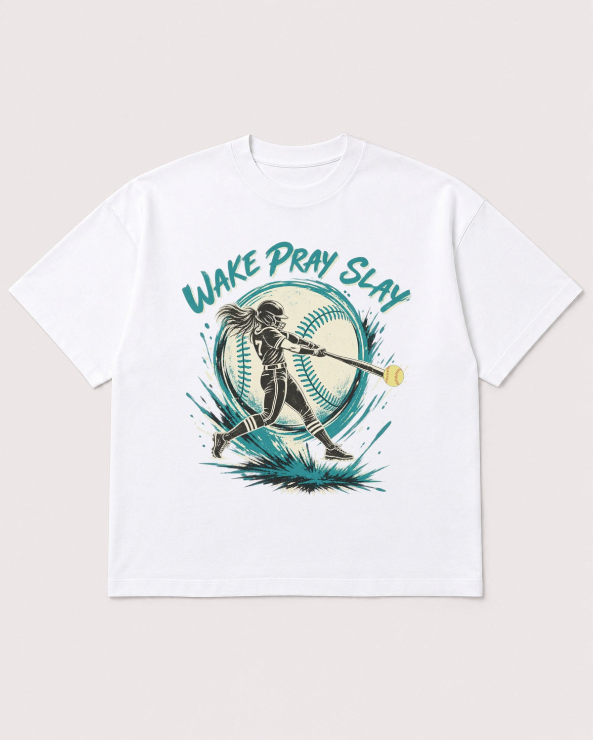 Mockup Boxy Heavyweight Tee White product