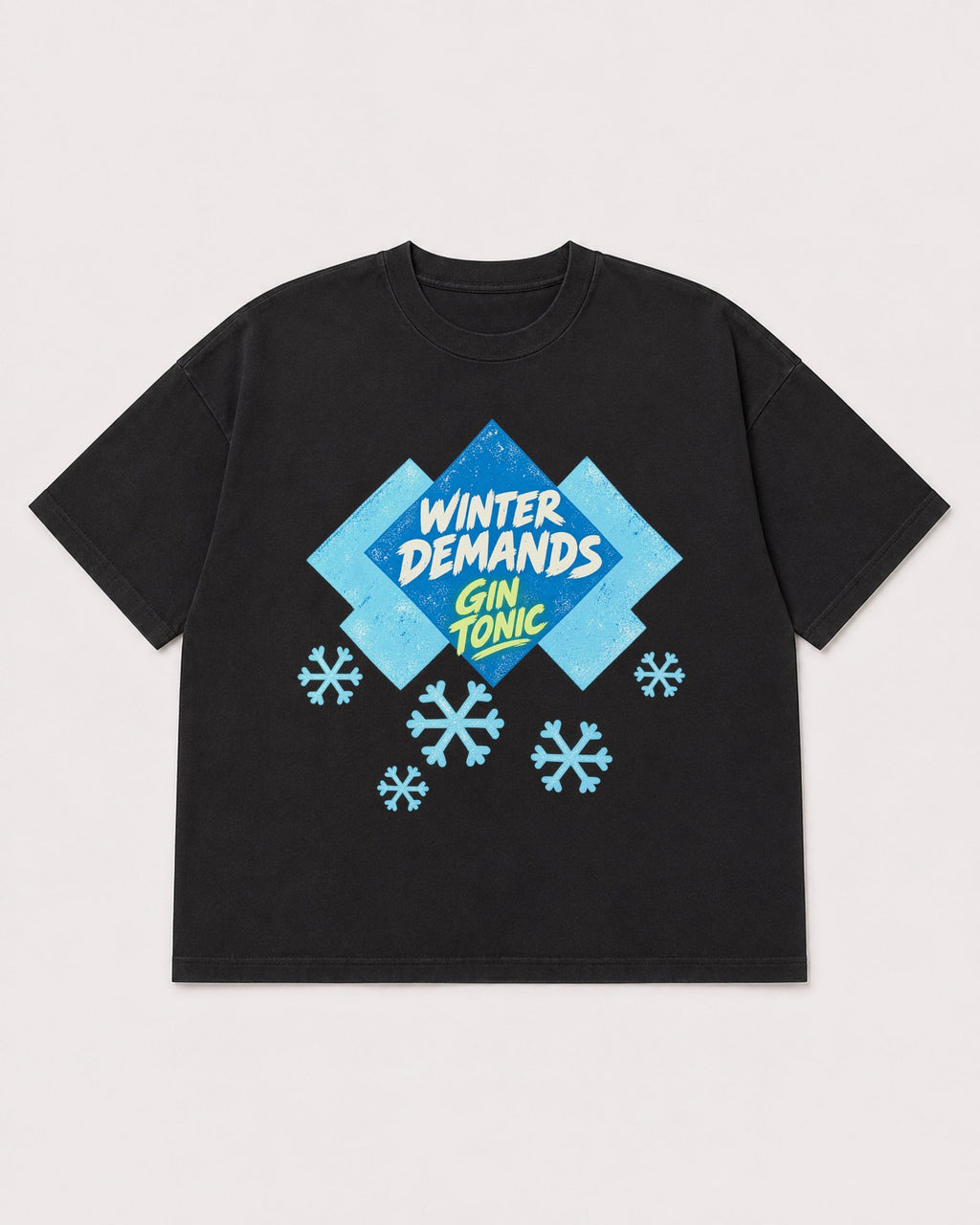 Mockup Boxy Heavyweight Tee Black product