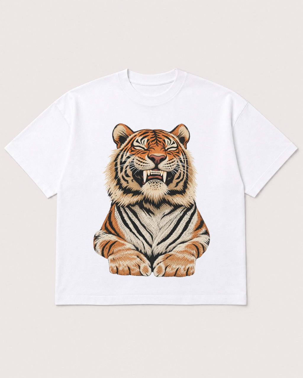 Mockup Boxy Heavyweight Tee White product