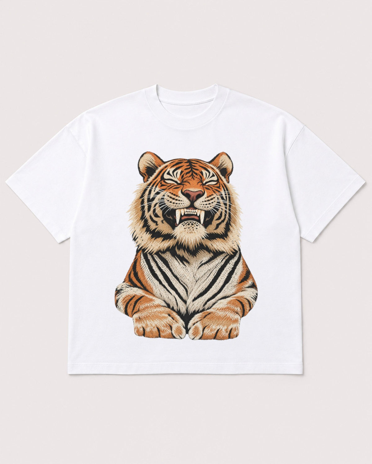 Mockup Boxy Heavyweight Tee White product