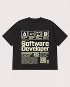 Mockup Boxy Heavyweight Tee Black product