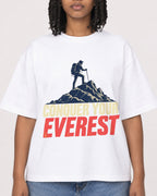 Mockup Boxy Heavyweight Tee White female close-up 15