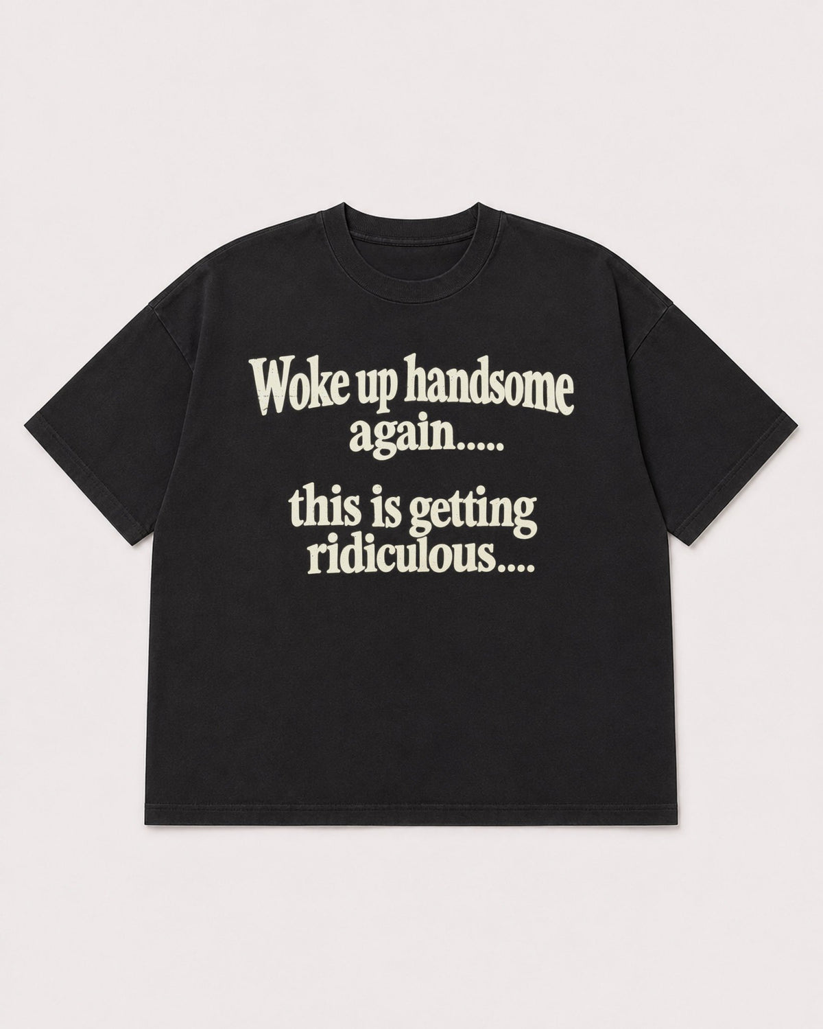 Mockup Boxy Heavyweight Tee Black product