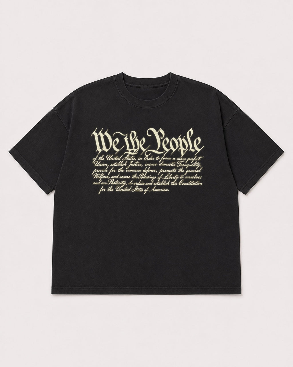 Mockup Boxy Heavyweight Tee Black product