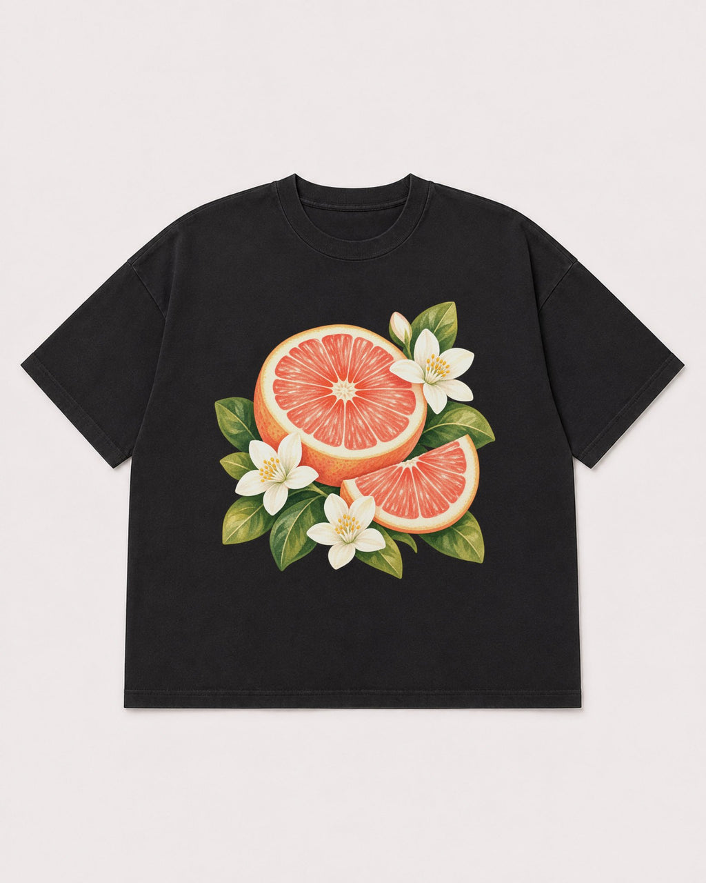 Mockup Boxy Heavyweight Tee Black product