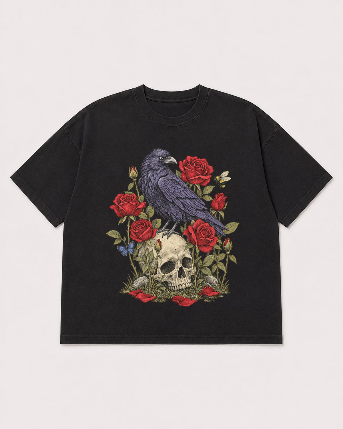Mockup Boxy Heavyweight Tee Black product
