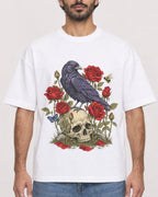 Mockup Boxy Heavyweight Tee White male close-up 47