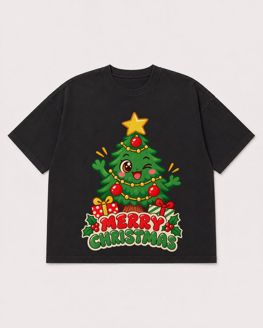 Mockup Boxy Heavyweight Tee Black product