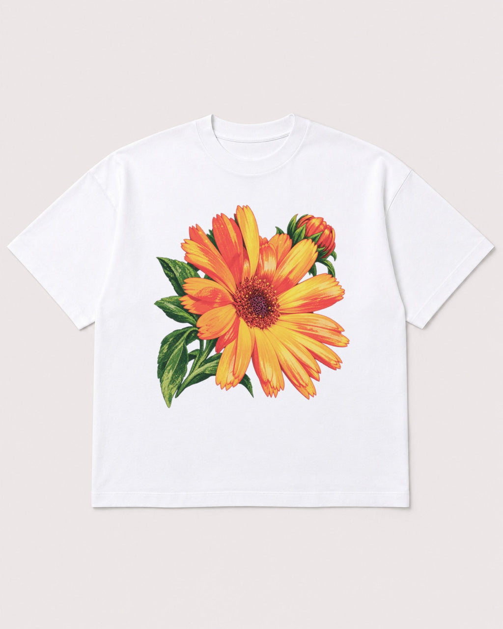 Mockup Boxy Heavyweight Tee White product