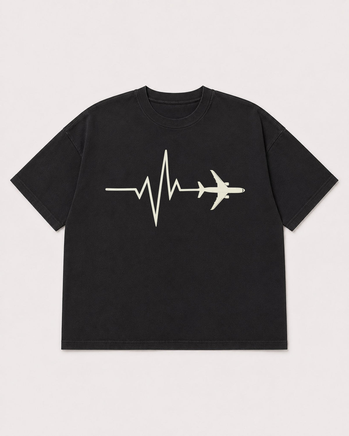 Mockup Boxy Heavyweight Tee Black product