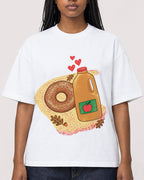 Mockup Boxy Heavyweight Tee White female close-up 04