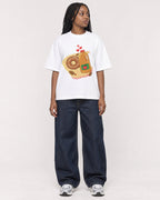 Mockup Boxy Heavyweight Tee White female full-body 04