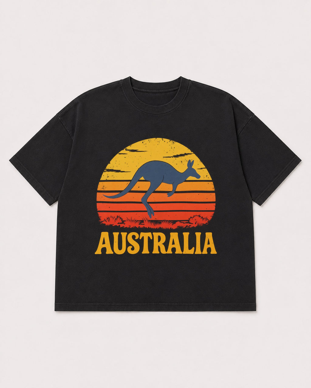 Mockup Boxy Heavyweight Tee Black product