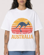 Mockup Boxy Heavyweight Tee White female close-up 30