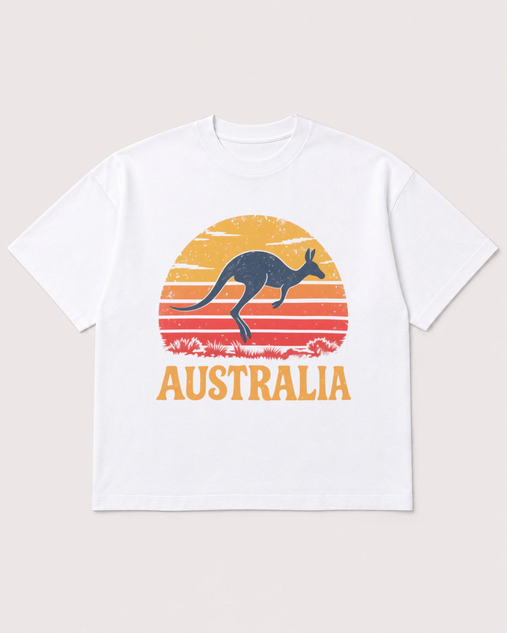 Mockup Boxy Heavyweight Tee White product