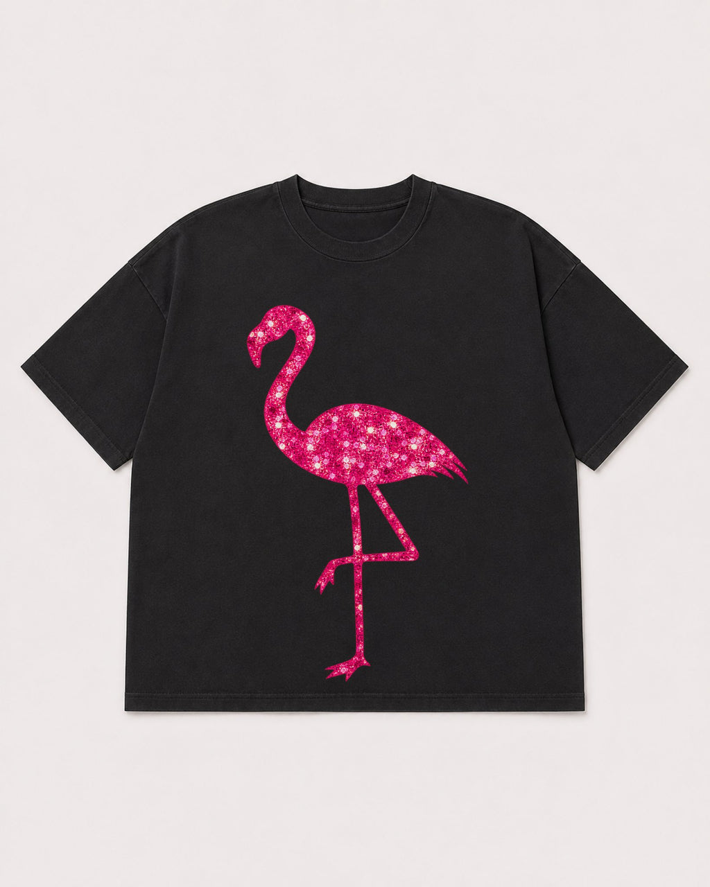 Mockup Boxy Heavyweight Tee Black product