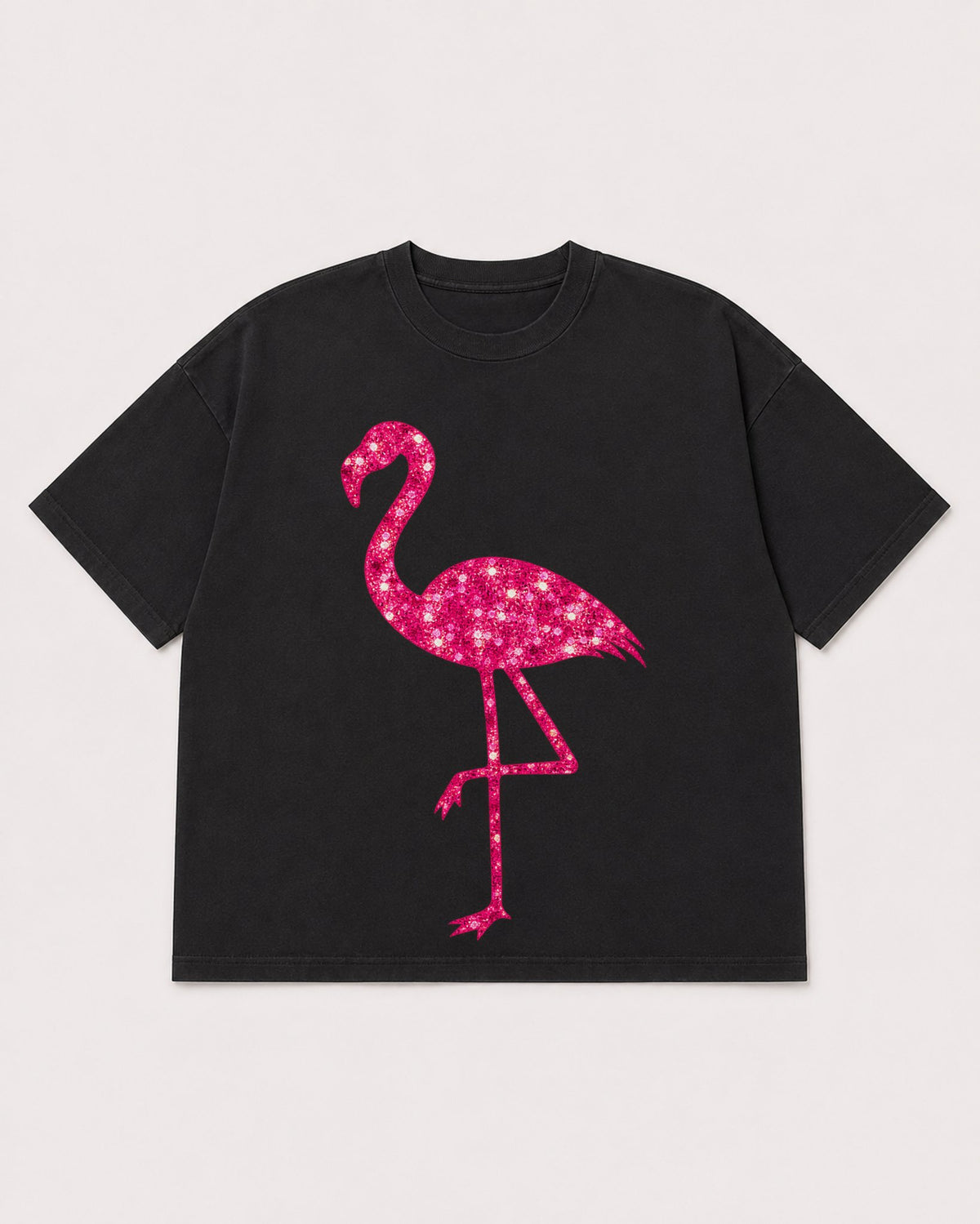 Mockup Boxy Heavyweight Tee Black product
