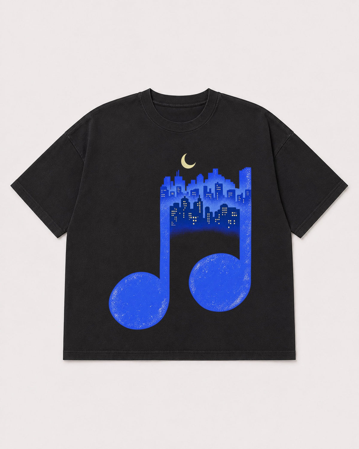Mockup Boxy Heavyweight Tee Black product