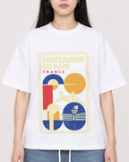 Mockup Boxy Heavyweight Tee White female close-up 01