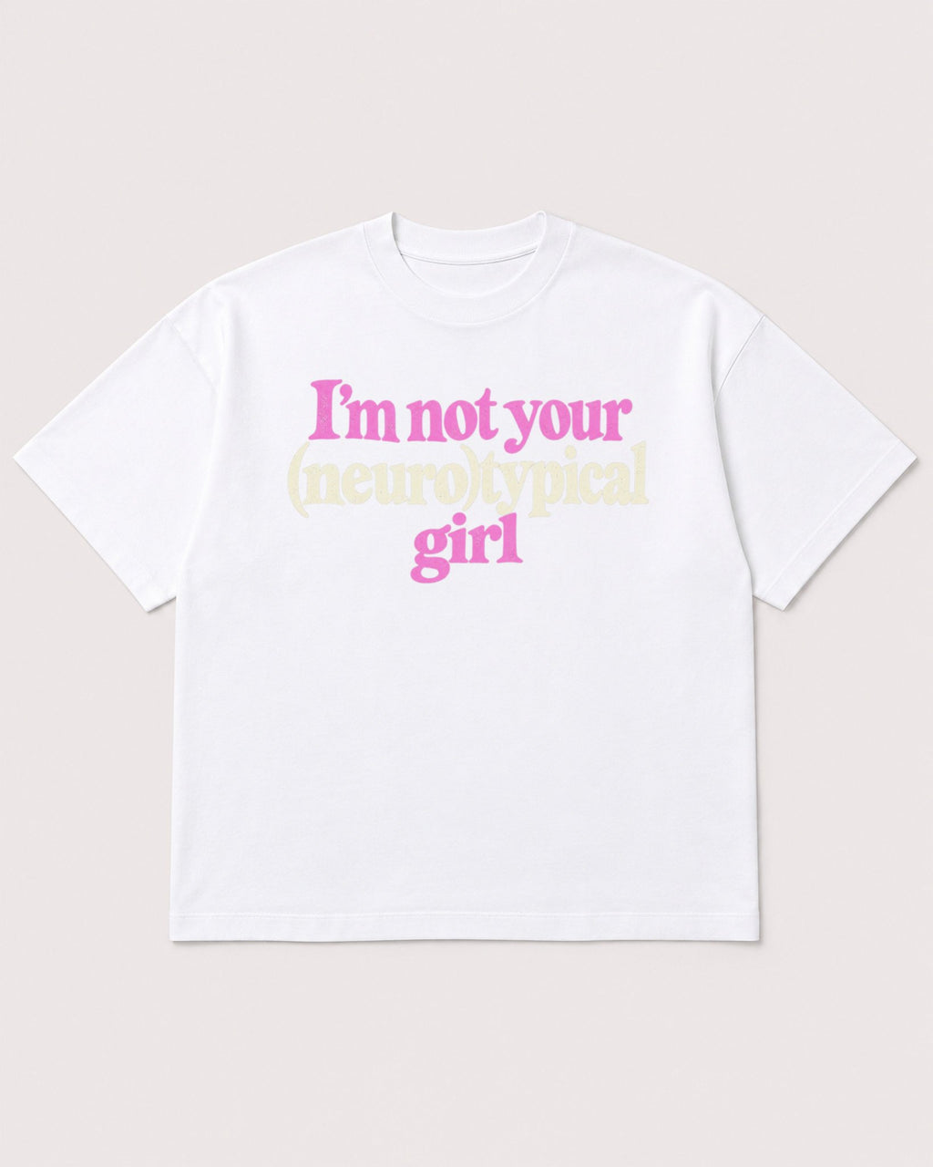 Mockup Boxy Heavyweight Tee White product